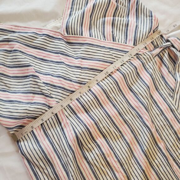 NWT BB Dakota striped wrap style romper L - Picture 11 of 14